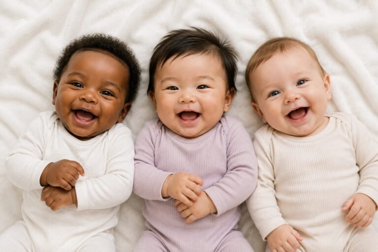 Père souriant donnant le biberon à son nouveau-né — biberons et alimentation bébé
