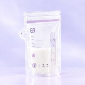 POUPY Sachets de conservation du lait 120 ml, indicateur de température — gamme POUPY