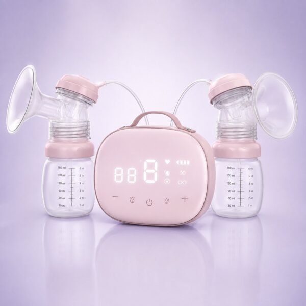 POUPY tire-lait électrique double rose